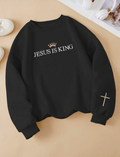 "JESUS IS KING" Pullover