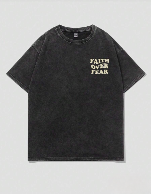 "FAITH OVER FEAR" Premium T-Shirt
