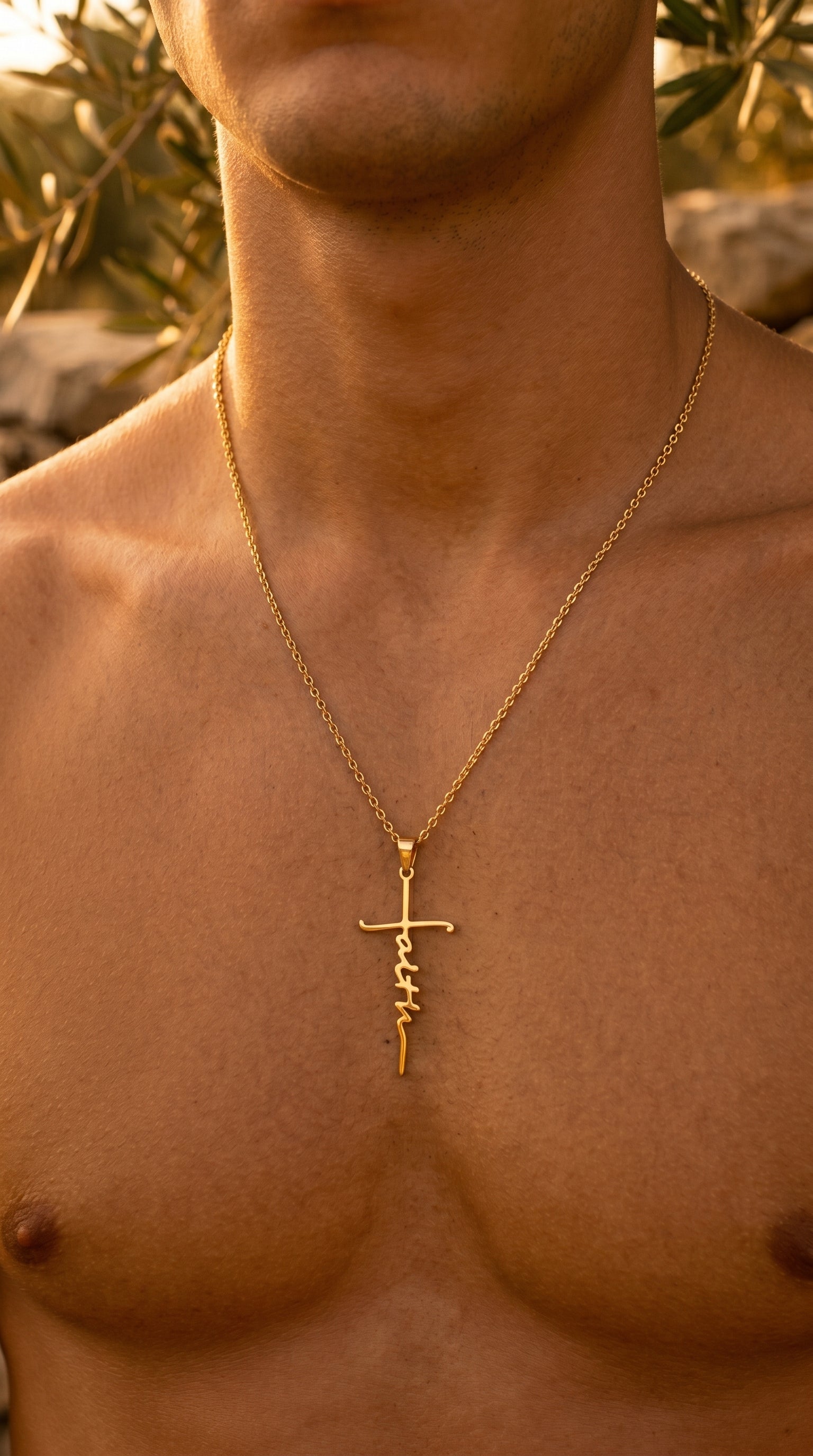 "faith" Kreuzkette